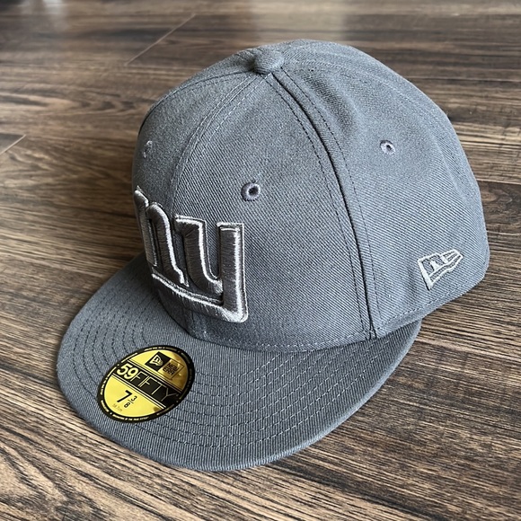 New Era Graphite New York Giants Fitted Hat NFL - Picture 3 of 11